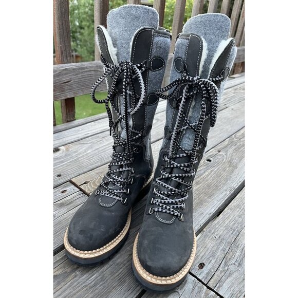 Bos & Co. Algid Women's 37 US 6-6.5 Tall Winter Boots - Picture 4 of 11